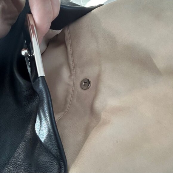 Adolpho Dominguez Large Leather Shoulder Bag - Picture 13 of 15